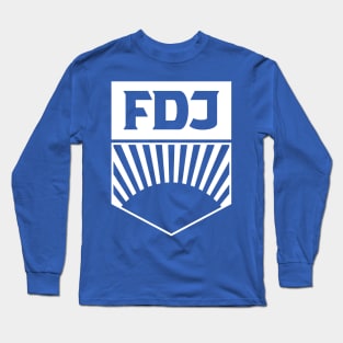 FDJ - Free German Youth Logo (white) Long Sleeve T-Shirt